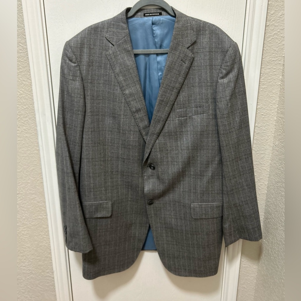 VITALE BARBERIS CANONICO Mens Blazer Sport Coat Jacket 47L Wool